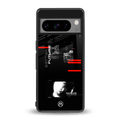 better future dark aesthetic back phone cover | glass case for google pixel 8 pro