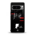 better future dark aesthetic back phone cover | glass case for google pixel 8 pro