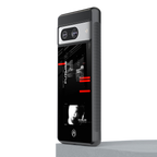 better future dark aesthetic back phone cover | glass case for Google Pixel 8