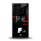 better future dark aesthetic back phone cover | glass case for samsung galaxy s25 ultra