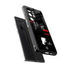 better future dark aesthetic back phone cover | glass case for samsung galaxy s25 ultra