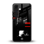 better future dark aesthetic back phone cover | glass case for samsung galaxy s24 plus