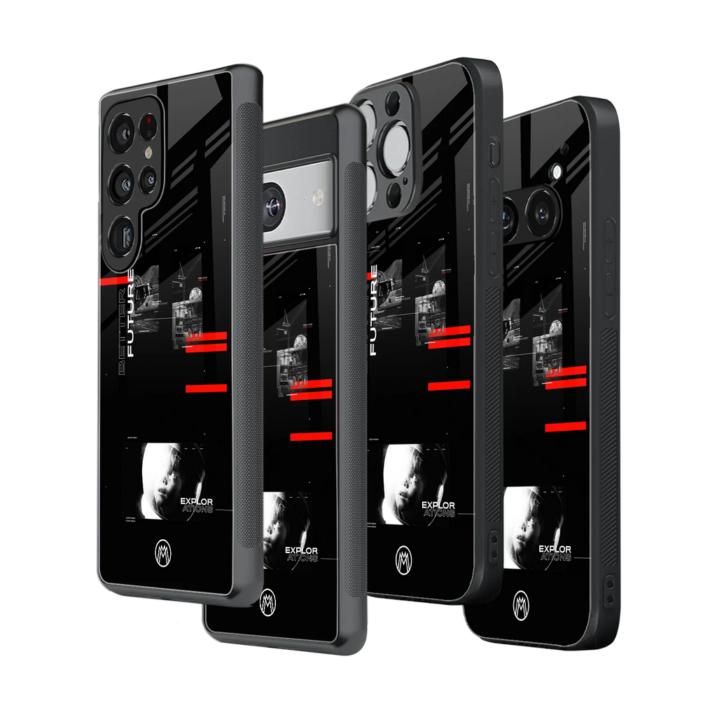 Stylish Glass Back Case for All Smartphones – iPhone, Samsung, OnePlus, Pixel, Redmi, Oppo, Vivo, Motorola