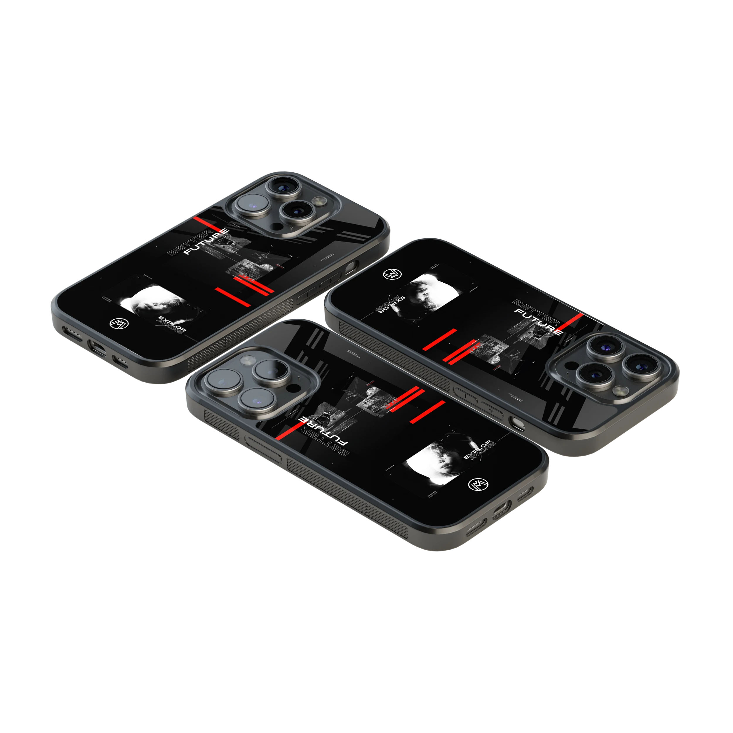 Luxury Glass Back Mobile Cover for iPhone, Samsung Galaxy, OnePlus, Pixel, Redmi & More