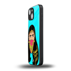 bhaad mein jao back phone cover | glass case for iphone 13 mini