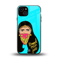 bhaad mein jao back phone cover | glass case for iphone 13