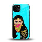 bhaad mein jao back phone cover | glass case for iphone 13