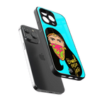 bhaad mein jao back phone cover | glass case for iphone 16 pro max