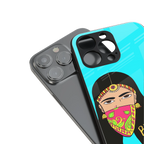 bhaad mein jao back phone cover | glass case for iphone 16 pro max