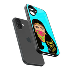 bhaad mein jao back phone cover | glass case for iphone 16