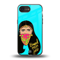 bhaad mein jao back phone cover | glass case for iphone 16e