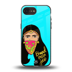 bhaad mein jao back phone cover | glass case for iphone 16e