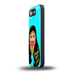 bhaad mein jao back phone cover | glass case for iphone 16e