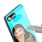 bhaad mein jao back phone cover | glass case for iphone 16e