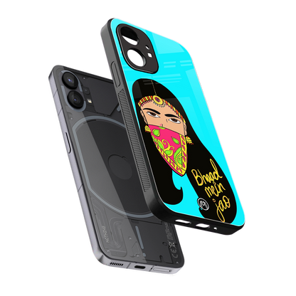 bhaad mein jao back phone cover | glass case for nothing phone 1