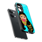 bhaad mein jao back phone cover | glass case for oneplus nord 3