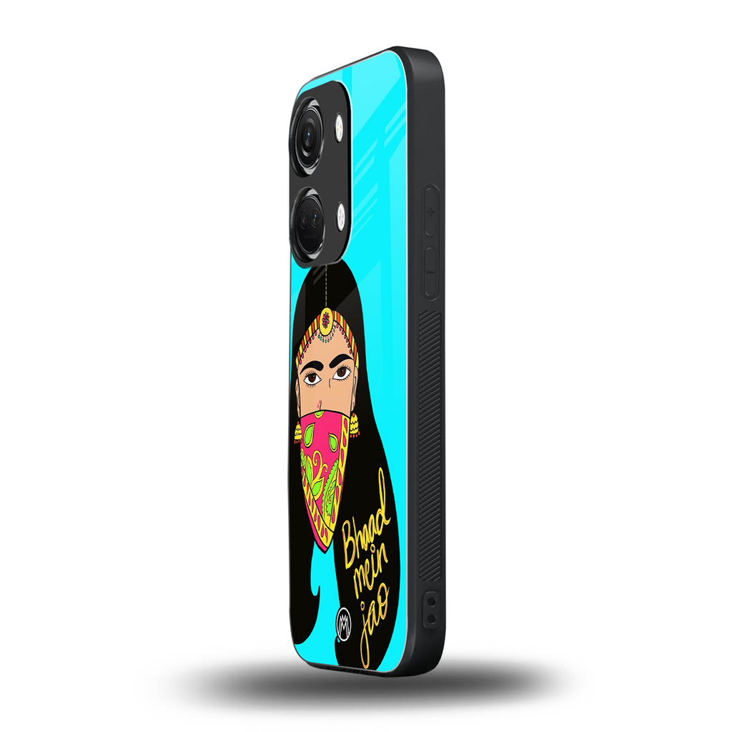 bhaad mein jao back phone cover | glass case for oneplus nord 3