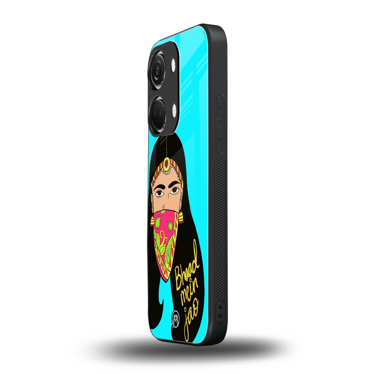 bhaad mein jao back phone cover | glass case for oneplus nord 3