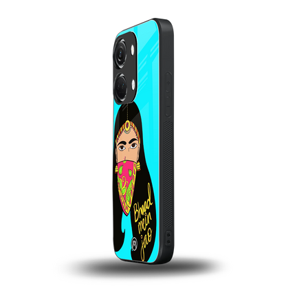 bhaad mein jao back phone cover | glass case for oneplus nord 3