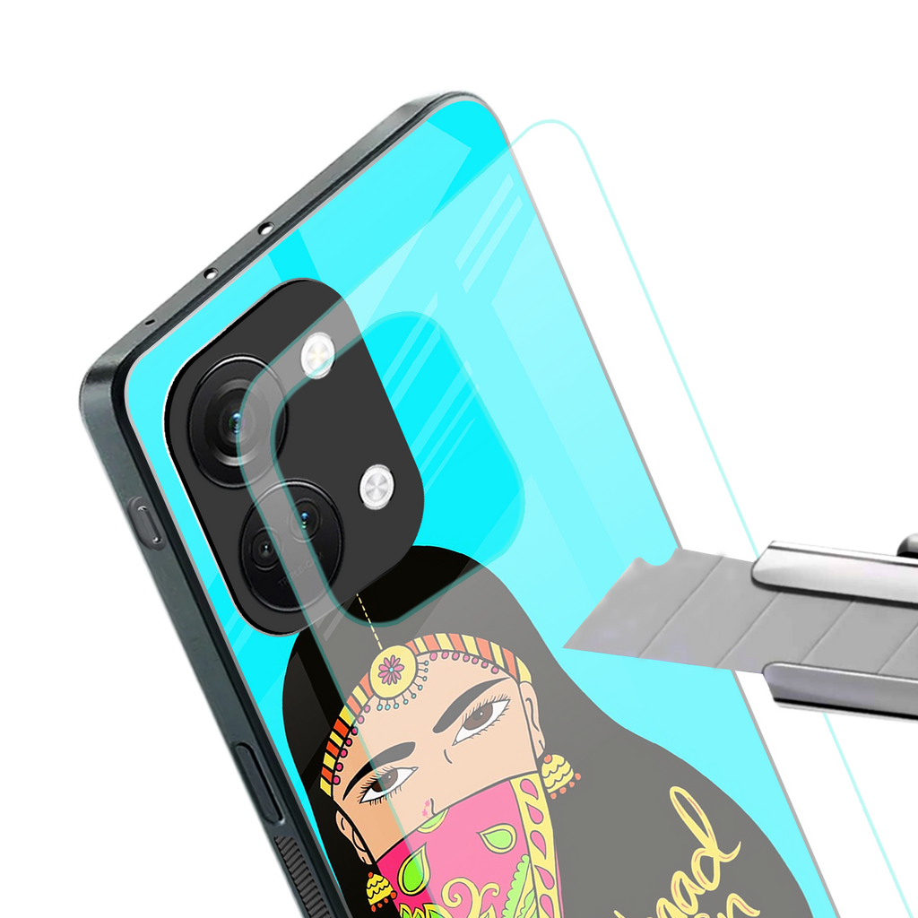bhaad mein jao back phone cover | glass case for oneplus nord 3