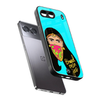 bhaad mein jao back phone cover | glass case for oneplus nord 4