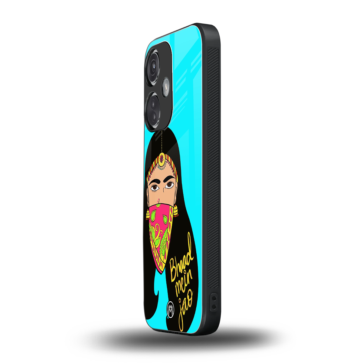 bhaad mein jao back phone cover | glass case for oneplus nord ce 3