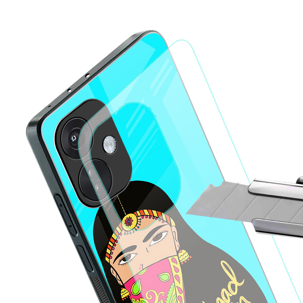 bhaad mein jao back phone cover | glass case for oneplus nord ce 3