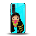 bhaad mein jao back phone cover | glass case for oneplus nord ce 4 lite