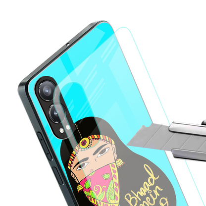 bhaad mein jao back phone cover | glass case for oneplus nord ce 4 lite