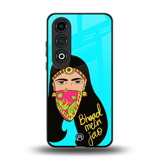 bhaad mein jao back phone cover | glass case for oneplus nord ce 4