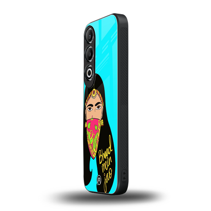 bhaad mein jao back phone cover | glass case for oneplus nord ce 4