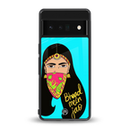 bhaad mein jao back phone cover | glass case for google pixel 6 pro