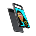 bhaad mein jao back phone cover | glass case for google pixel 6