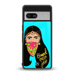 bhaad mein jao back phone cover | glass case for Google Pixel 7