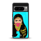 bhaad mein jao back phone cover | glass case for google pixel 8 pro