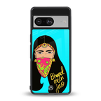 bhaad mein jao back phone cover | glass case for Google Pixel 8