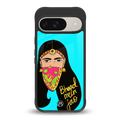 bhaad mein jao back phone cover | glass case for google pixel 9