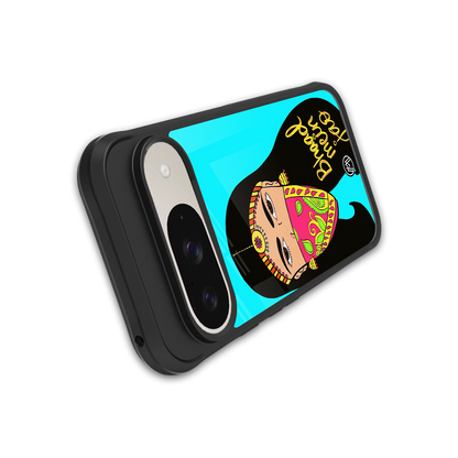 bhaad mein jao back phone cover | glass case for google pixel 9