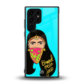 bhaad mein jao back phone cover | glass case for samsung galaxy s23 ultra