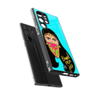 bhaad mein jao back phone cover | glass case for samsung galaxy s23 ultra