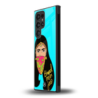 bhaad mein jao back phone cover | glass case for samsung galaxy s24 ultra