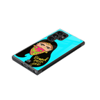 bhaad mein jao back phone cover | glass case for samsung galaxy s24 ultra