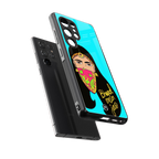 bhaad mein jao back phone cover | glass case for samsung galaxy s25 ultra