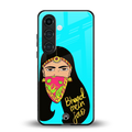 bhaad mein jao back phone cover | glass case for samsung galaxy s24 plus