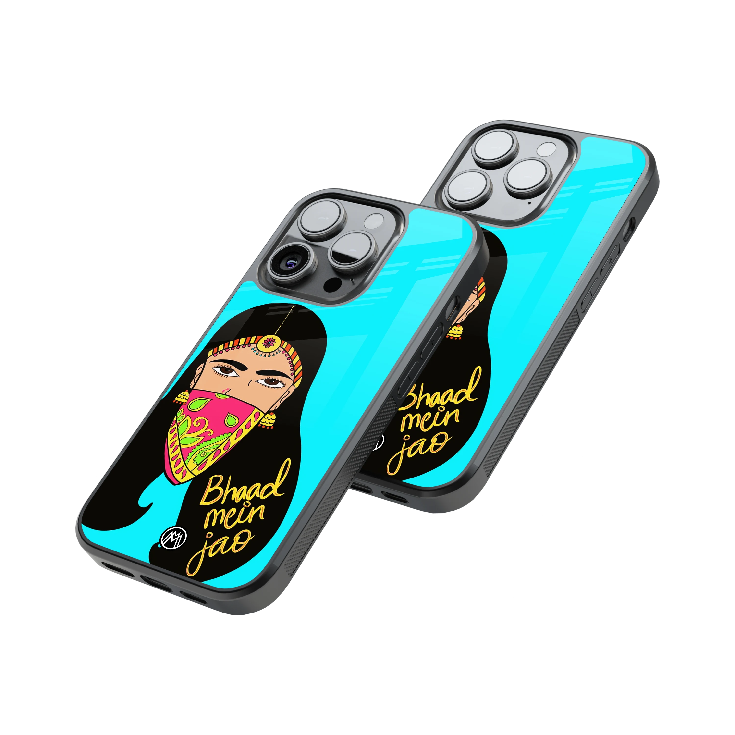 Protective Glass Back Phone Case Compatible with iPhone, Samsung, OnePlus, Pixel & More