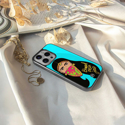 bhaad mein jao back phone cover | glass case for samsung galaxy s23 plus