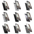 Durable Glass Back Mobile Case for iPhone, Samsung, OnePlus, Google Pixel, Redmi, Vivo, Oppo