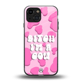 bitch i'm a cow back phone cover | glass case for iphone 13 mini