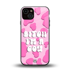 bitch i'm a cow back phone cover | glass case for iphone 13