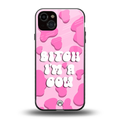 bitch i'm a cow back phone cover | glass case for iphone 14 plus
